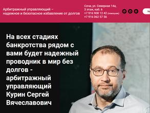 Арбитражный управляющий Курин С.В.