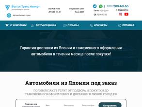 Восток транс импорт