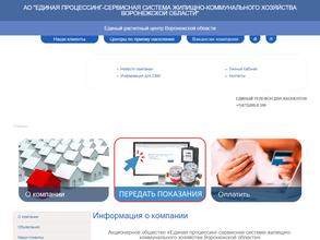 Единая процессинг-сервисная система ЖКХ Воронежской области