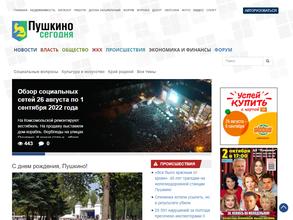 Пушкино сегодня