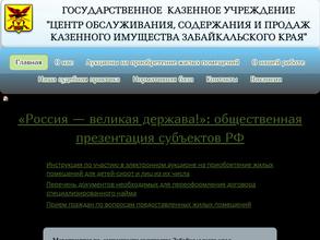 Центр обслуживания, содержания и продаж казенного имущества Забайкальского края