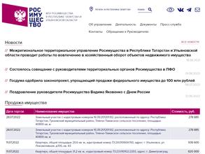 Межрегиональное территориальное управление Федерального агентства по управлению государственным имуществом в Республике Татарстан и Ульяновской области