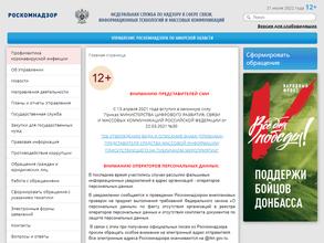 Управление Федеральной службы по надзору в сфере связи, информационных технологий и массовых коммуникаций по Амурской области