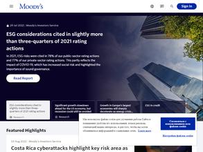 Moody`s Восточная Европа