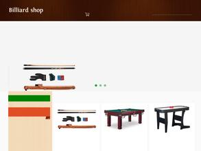 Billiard shop