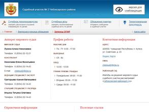 Мировые судьи Чебоксарского района