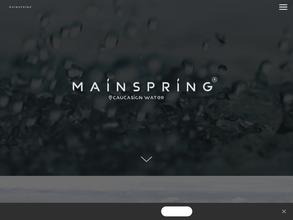 Mainspring water