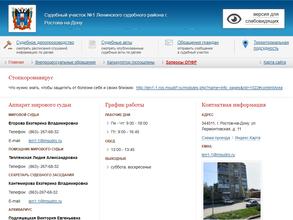 Мировые судьи Ленинского района