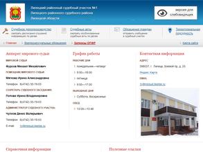 Мировые судьи Липецкого района