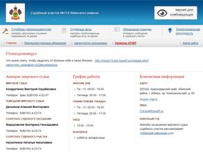 Мировые судьи Абинского района