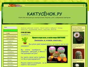 Кактусёнок.ру