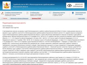 Мировые судьи Железнодорожного района