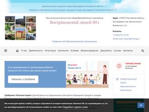 Востряковский лицей №1