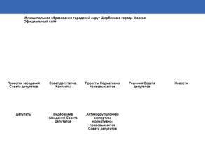 Совет депутатов городского округа Щербинка