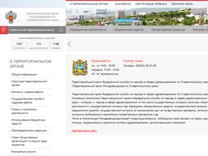 Территориальный орган Федеральной службы по надзору в сфере здравоохранения по Ставропольскому краю