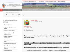 Территориальный орган Федеральной службы по надзору в сфере здравоохранения по Оренбургской области