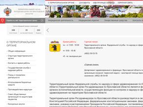Территориальный орган по надзору в сфере здравоохранения по Ярославской области