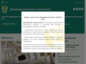 Федеральная таможенная служба в Домодедово