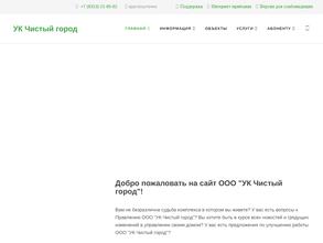 Чистый город