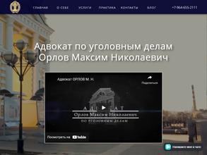 Адвокат по уголовным делам Орлов М.Н.