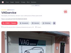 Vag service balashikha