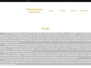 Таможенные системы