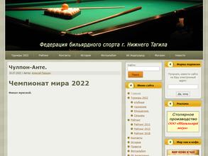 Федерация бильярдного спорта г. Нижнего Тагила