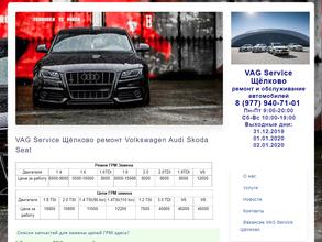 Vag service Щёлково